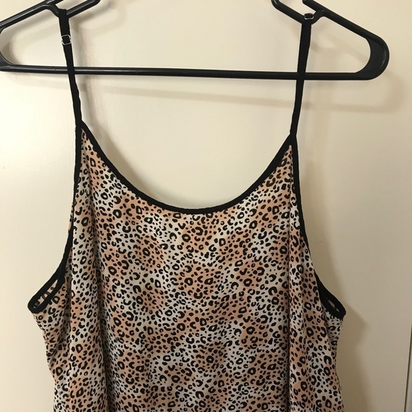 Kensie Women Animal Print Sleeveless Night Dress, Brown and Black Combo size XL - Picture 5 of 13